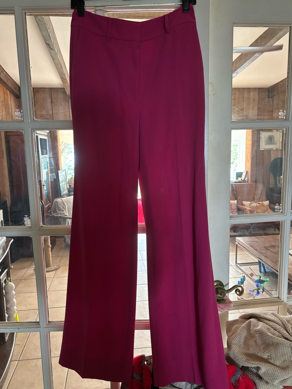 Pink business suit pants